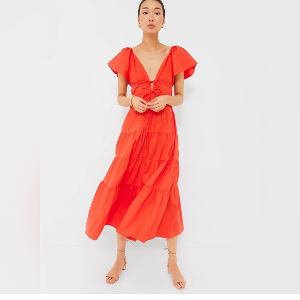 NWOT O.P.T Raspberry Fallen Dress